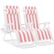 Best Choice Products Set of 2 Zero Gravity Lounge Chair Recliners for Patio, Pool w/ Cup Holder Tray